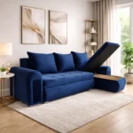 L-shape sofa bed with storage