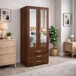 2 door mirrored wardrobe